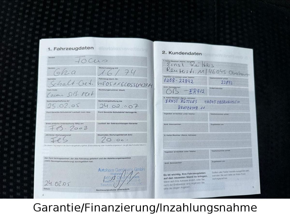 Ford Focus 1.6. *Ghia*TüvNeu*Klimaut.*Allwettereifen* – Bild 15